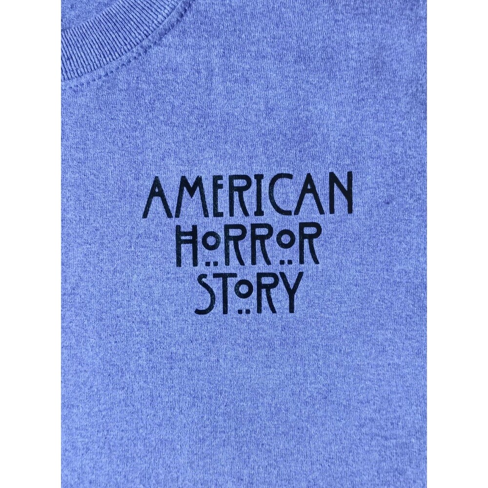 American Horror Story T-Shirt Men's Large Graphic Print Purple Short Sleeve - Picture 4 of 7